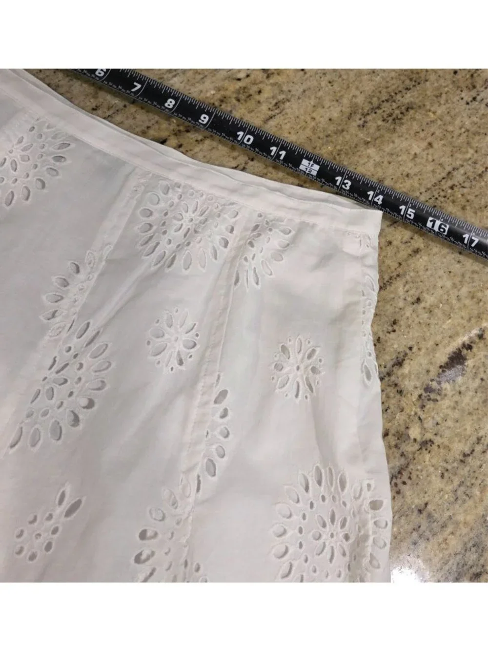 New! Lot of 2 Talbots Size 8 Petite Midi Skirts Eyelet Floral Lined
